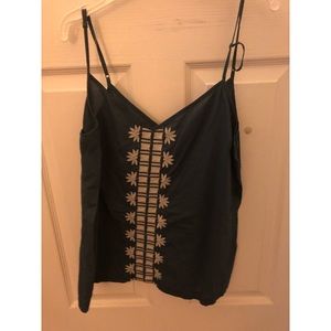 Light Floral Tank Top